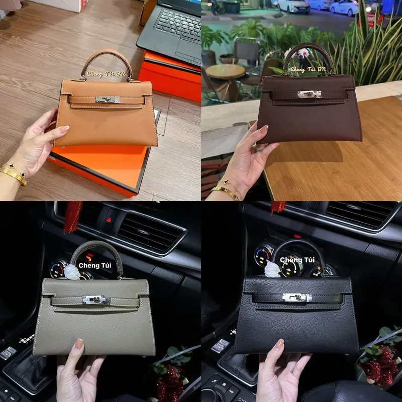 Túi Da Lì 1 Quai Size 20 Và 22 Fullbox Nguyên Siu - Bag Nữ 0