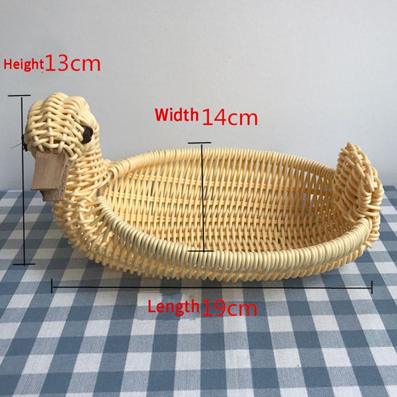 Product Introduction of Giỏ Đựng Trái Cây, Dệt Mây, Hình Dạng Dễ Thương, Bát Trái Cây, Khay, Giỏ Đựng Đồ Ăn Nhẹ Rau Củ 22