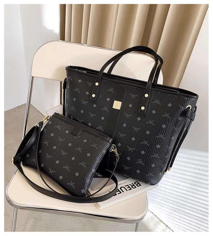 Product Introduction of 2024 New Tote Handheld Bun Mother Female Large Capacity Shoulder Versatile Trendy Two Piece Commuter Bag 12