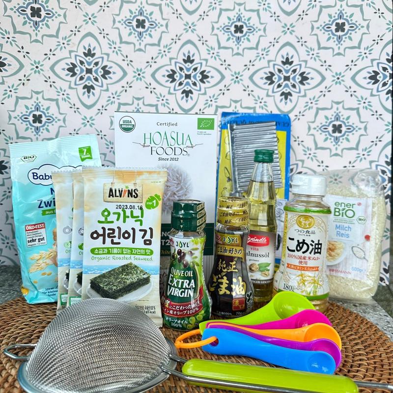 Set thực phẩm cho bé bắt đầu ăn dặm - Ăn dặm Daily - Mẹ Mây