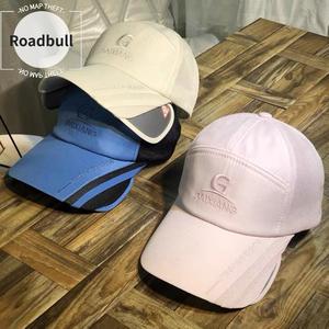 ROADBULL女性を使う夏を使うひどいひどいひどい日焼けけけけ止まりめよけ帽子,韓国風トレンド,多目的,ロゴインり日焼け防止キャップ,男女兼用アウトドア用つば広UVカットメッシュキャップ