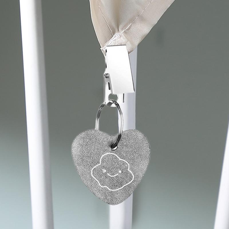 8Pcs/Set Clip Tablecloth Weight Heavy Duty Marble Windproof Flower Sun Cloud Butterflies Keychain Curtain Dining Table Cover Pendant Home Supplies 7