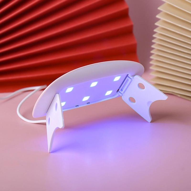 Portable Mini UV LED Nail Lamp, USB Rechargeable Foldable Nail Dryer Lamp, Professional Nail Art Tool for Home & Nail Salon Use 7