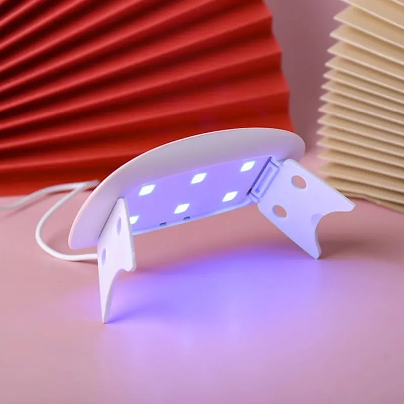 Portable Mini UV LED Nail Lamp, USB Rechargeable Foldable Nail Dryer Lamp, Professional Nail Art Tool for Home & Nail Salon Use 7