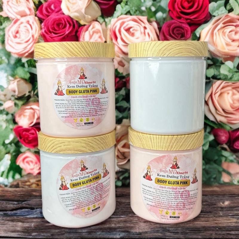 [ COBOM 4h 2ki ] KEM BODY GLUTA PINK TRẮNG, DÙNG CHO NỮ DA NGĂM DA ĐEN SỬ DỤNG TOÀN THÂN, LOẠI KEM HỖ TRỢ DƯỠNG TRẮNG DA VÀ KEM CỐT Ủ ARBUTIN, KHÔNG BẾT KHÔNG RÍT, KHÔNG LỘ VÂN KEM, HŨ KEM LỚN 1000 GRAM. Kem Body Ươmen