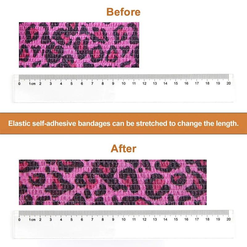 Product Introduction of Tape Tattoo Handle Bandage Anti-slip Athletic Nonwoven Waterproof Disposable Self-adhesive Elastic Bandage Grip Cover Wrap 2