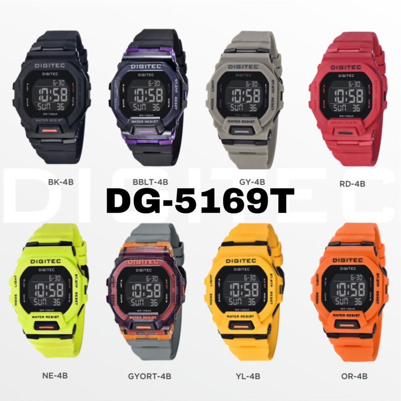Jam tangan Pria DIGITEC 5169T Digital Digital Tahan air Olahraga Bercahaya 0