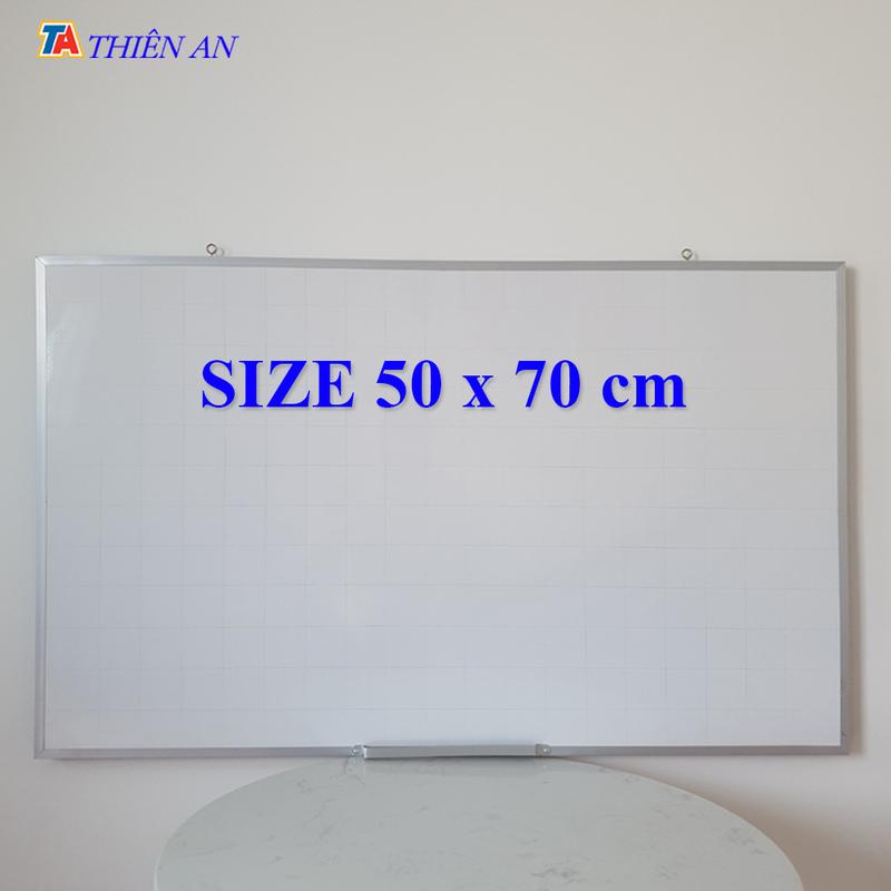 Bảng Viết Bút Lông Bảng Trắng Mica Viết Bút Lông Treo Tường SIZE 50x70 cm - BẢNG MICA TRẮNG