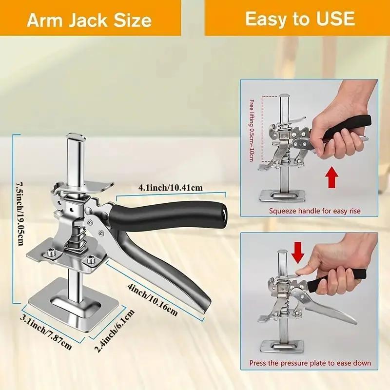Product Introduction of Manual Jack, Labor-saving Jack, Tile Height Adjuster, Door Board Plate Jack, Manual Lifting Tool, Mechanical Hardware for Home Use 1