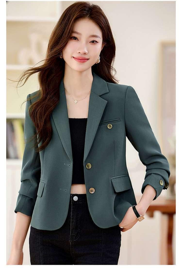 Product Introduction of Áo Khoác Vest Ngắn, Cao Cấp, Thích Hợp Cho Mùa Xuân Và Mùa Thu, Hàng Mới Về Năm 2025, Phong Cách Thường Ngày Nhỏ Thanh Lịch, Bộ Đồ Công Sở, Dành Cho Nữ, Áo Trên Top Women 15