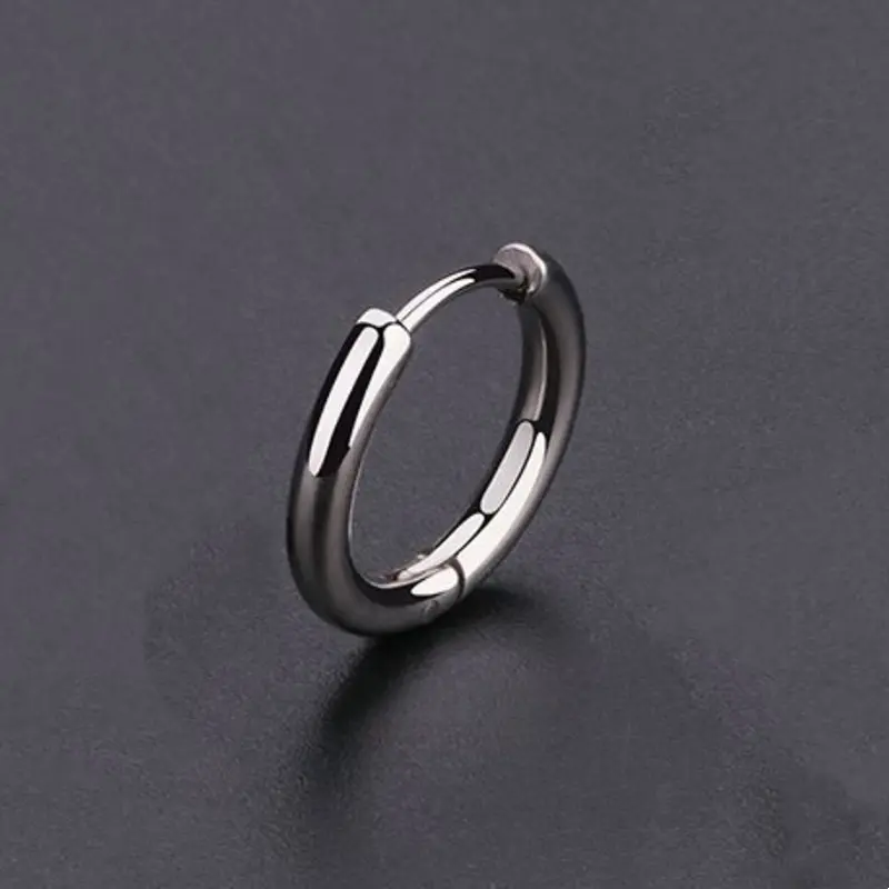 Khuyên Tai Đinh Tán, Chất Liệu Thép Titan, Bộ Dành Cho Nam Và Nữ, Hoa Tai Hợp Xu hướng Và Độc Đáo Phong Cách Đường Phố, Dễ Phối Đồ Thích Hợp Cho Phụ Nữ Và Nam Giới, Phong Cách Hip-Hop, Phụ Kiện Đơn Giản Móc Khoá Cao Su Cua Voi 5