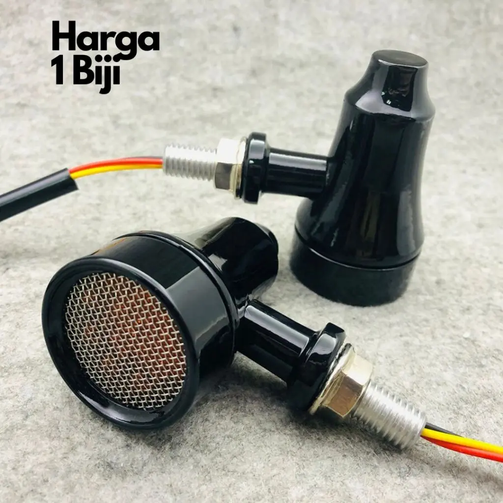 Lampu Sein Sen Riting Reting Turn Signal Custom LED Jaring Nato Thor Scrambler Bobber Benneli w175 xsr155 Caferacer Baut 14 Aksesoris Klasik