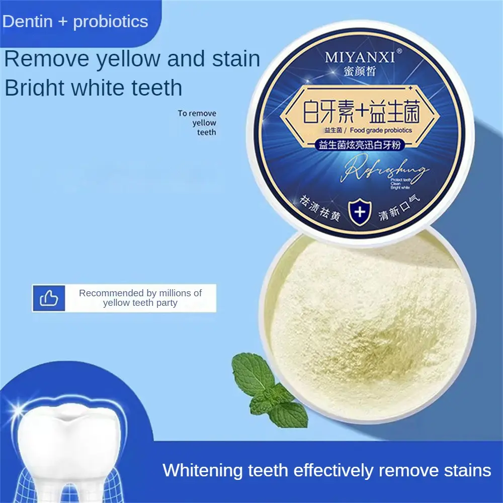 Bột Đánh Răng Lợi Khuẩn, Cầm Tay, Chăm Sóc Hiệu Quả, Chăm Sóc Răng Miệng, Dinh Dưỡng, Bột Răng Ngọc Trai, 50g