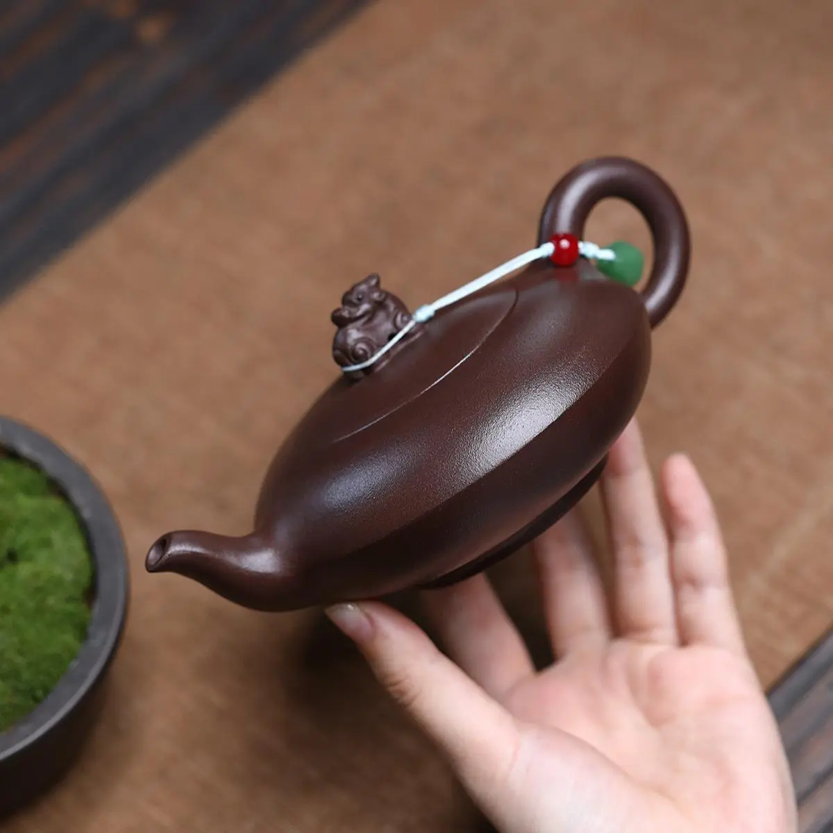 Authentic Yixing Zisha Teapot - 100% Handmade Chinese Tea Set for English Breakfast/Earl Grey (Premium Gift for CNY/Mid-Autumn)