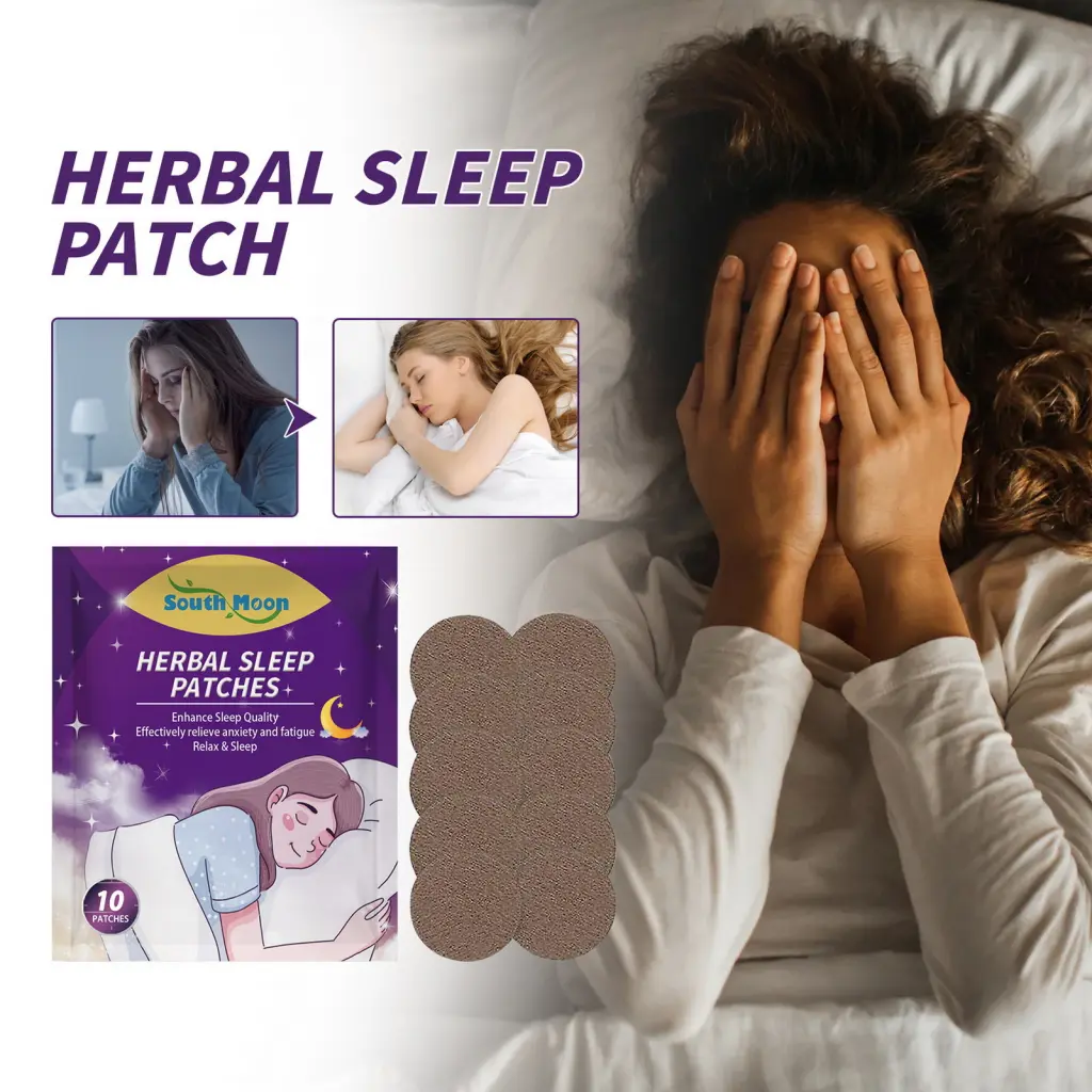 Leiing- Sleep Sticker Sleep Patch for Adults 10pcs Sleep Patches Natural Stress Relief  Better Sleep Aid Acupuncture Point Patch for Health  Trusted