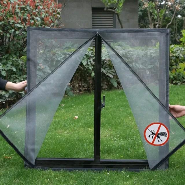 Lưới dán chống muỗi, may theo yêu cầu số đo thực tế của bạn, kèm khoá kéo