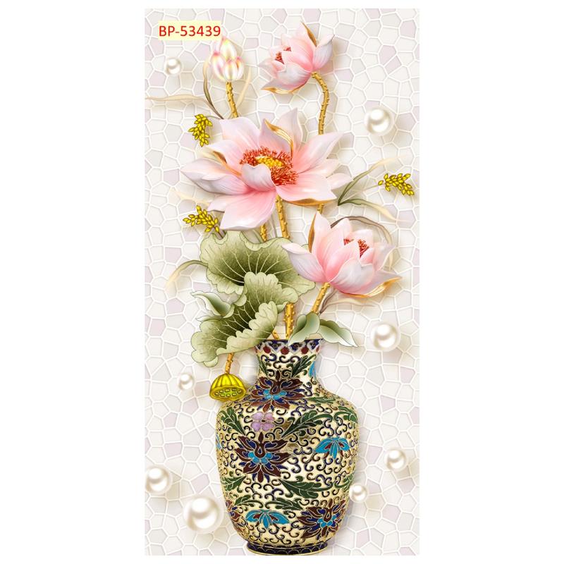 Tranh 3d dán tường tranh bình hoa Treo Tường Chống nước