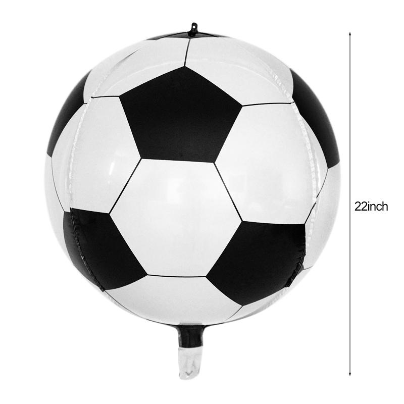 22 Inch 4D Bóng Đá Bóng Đá Bóng Đá Thể Thao Cậu Bé Sinh Nhật Đảng Cung Cấp Trẻ Em Tắm Sinh Nhật Đảng Trang Trí 6