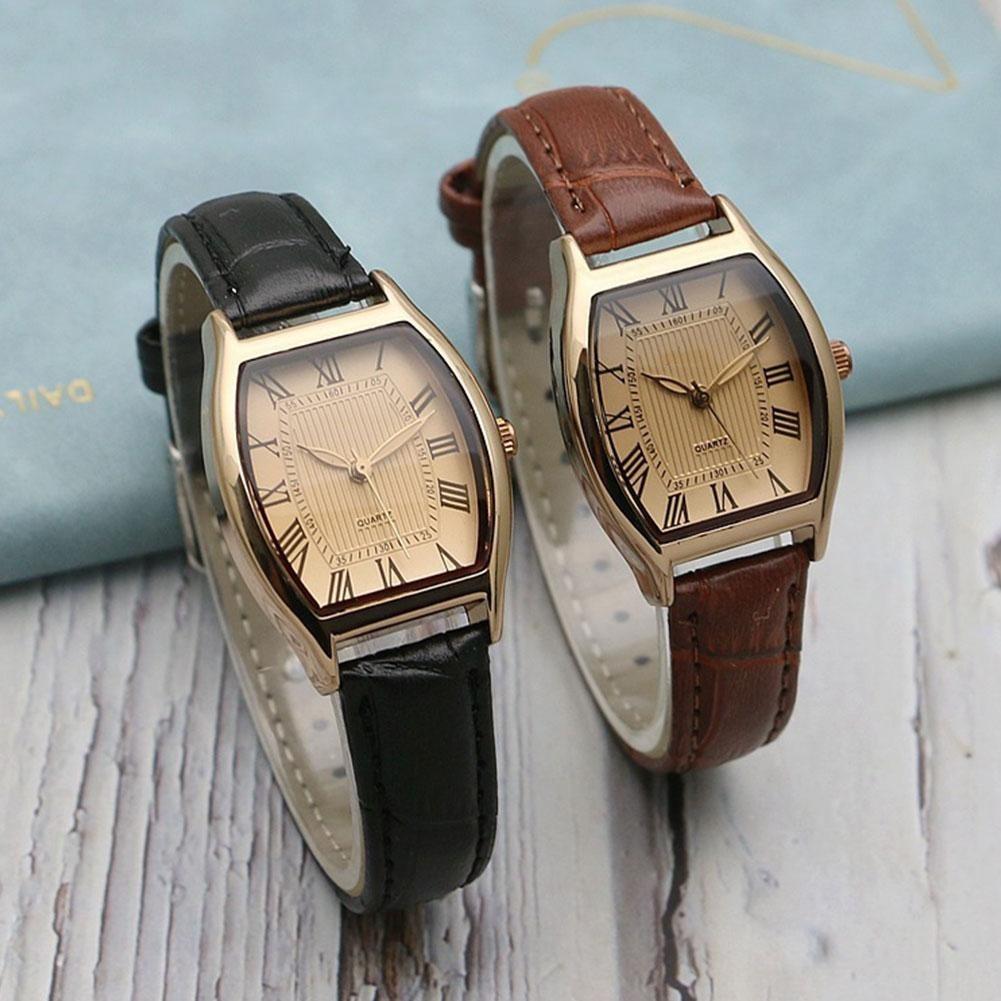 【Buy 1 Watch Get Free Box】New Quartz Watch Vintage Luneau-Shaped Belt Watch Student Minimalist 【Buy 1 Watch Get Free Box】New Quartz Watch Vintage Luneau-Shaped Belt Watch Student Minimalist