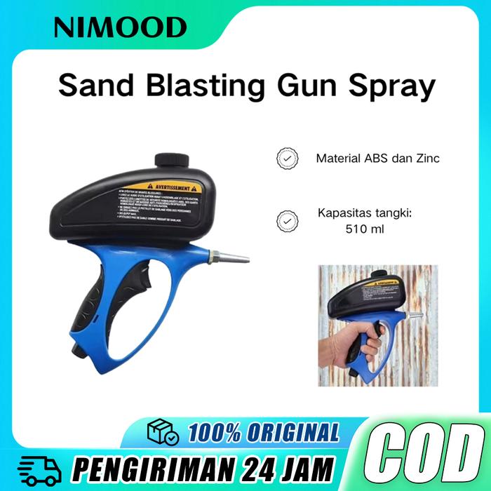 Gambar Sand Blasting Gun Spray Gun Sand Blaster Alat Semprot Sprayer Pasir Penghilang Karat Sandblasting dari NIMOOD Kab. Tangerang Tokopedia