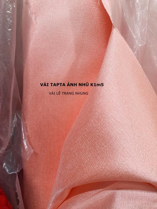 Vải Tapta Ánh Nhũ Khổ 1m5 - May váy đầm thời trang 4