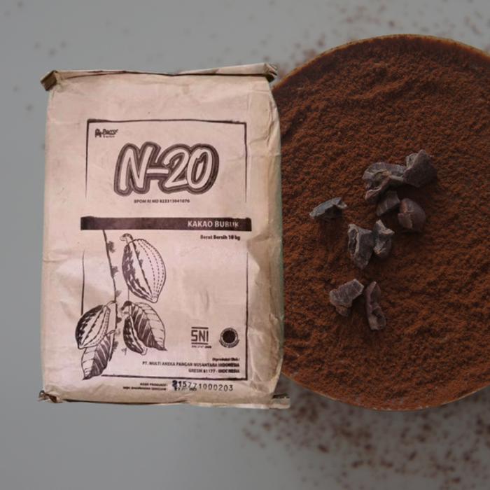 Gambar Cocoa Powder Parrot N-20 Coklat Bubuk Serbaguna Ekonomis - Neutral Flavor - Kemasan 10 Kg dari Larisindo Jaya Kota Makassar Tokopedia