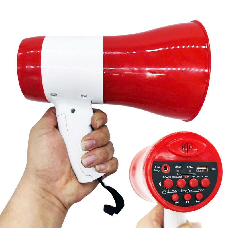 Loa Phóng Thanh Cầm Tay Có Ghi Âm Bluetooh Đọc Được Thẻ Nhớ USB