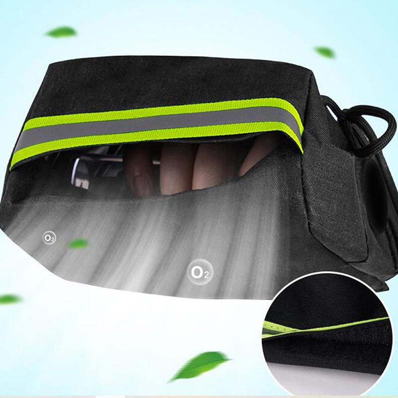 Motorcycle Handlebar Muffs Summer Airy 3D Oxford Waterproof Sun Protection Gloves With Reflective Strip Design motorcycle gloves 8