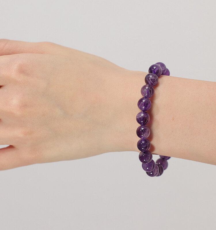 Product Introduction of Natural Fashion Crystal Bracelet Women's Style Purple Quartz Hand Chain Gift Super Value ColourCAT KLM00001 Jewelry Accessories 21