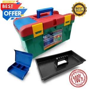 TOOL BOX MPH PRO TOOLBOX KIT KOTAK PENYIMPANAN PERKAKAS AKSESORIES TUKANG HOBY SIMPAN ALAT HOBY pancing multi fungsi body JUMBO SPACE BESAR BOX ORGANIZER laci bok portable pertukangan hobi SIMPAN PART RC TAMIYA KAMERA KUNCI PALU baut BENGKEL MOBIL MOTOR