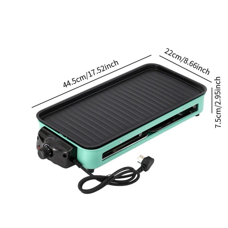 Product Introduction of Electric Indoor Grill Countertop Grill,Korean BBQ Grill, Adjustable Temperature for 0