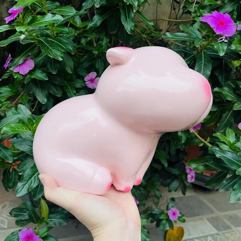 Ống heo tiết kiệm Má Phính Bánh Bao size to cực dễ thương | Quà tặng, tiết kiệm, decor [TRANG TRẠI HEO ĐẤT] 2
