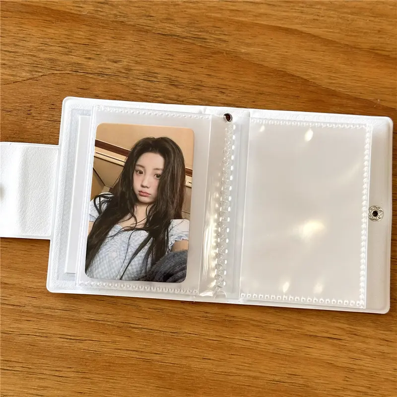 Album Ảnh Thẻ, 32 Khe, 3Inch / 2R, Chủ Thẻ Kpop LOMO, Thiết Kế Chó Lò Xo Và Thiên Thần, Trong Suốt, Cho Thẻ Tín Dụng ID, Sách Sưu Tập Mini, Tuyệt Vời Làm Quà Tặng Decor 3
