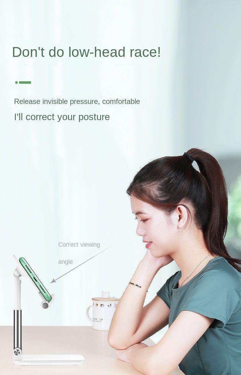 Product Introduction of Giá Chân Đế Điện Thoại Di Động Đa Chức Năng, Nâng Và Gấp, Thích Hợp Cho Máy Tính Để Bàn, Giá Đỡ Hỗ Trợ Phát Sóng Trực Tiếp Và Xem Phim, Thích Hợp Cho Sinh Viên Ký Túc Xá, Kiểu Thông Dụng 4