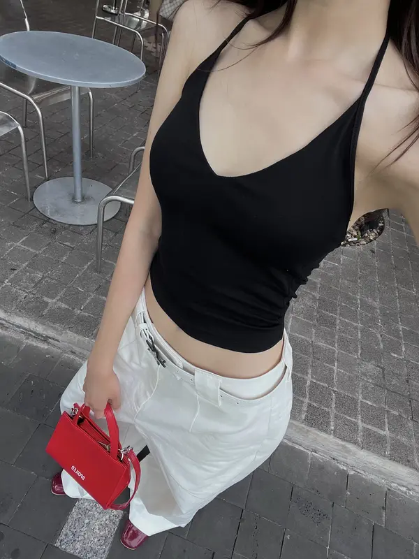 [CÓ MÚT] Áo yếm hở lưng ôm body thiết kế nữ tính - Áo yếm KARA Top JUICY CLUB 3