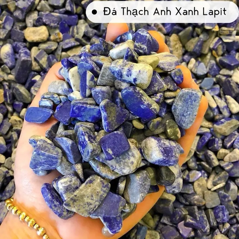 100gram Vụn Đá Ngũ Sắc Trang Trí Nhà Cửa Phong Thuỷ 5
