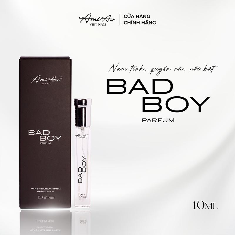  Nước Hoa Nam Ami Air Bad Boy Mùi Hương Nam Tính Quyến Rũ  Nổi Bật Dạng Xịt 10ml Perfume 