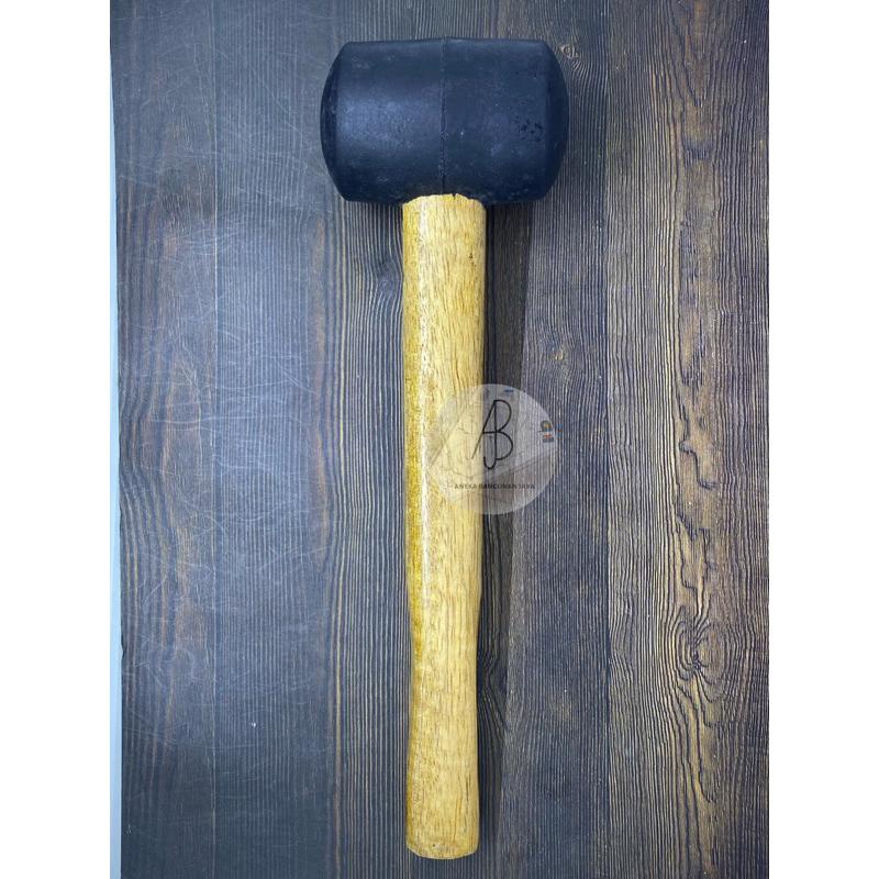 Palu Karet 200 / Palu Karet Keramik / Palu Karet Granit Gagang Kayu 0
