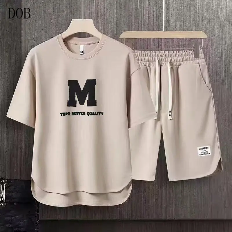 Áo Thun Nam Ngắn Tay, Bộ Đồ Thường Ngày Mùa Hè, [Hot]