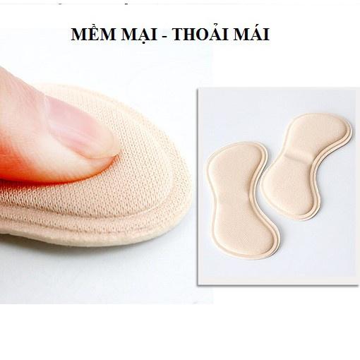 Miếng lót giày bảo vệ sau gót 4D, Lót gót giày có keo dán tiện dụng giúp không rớt gót khi mang giày 2