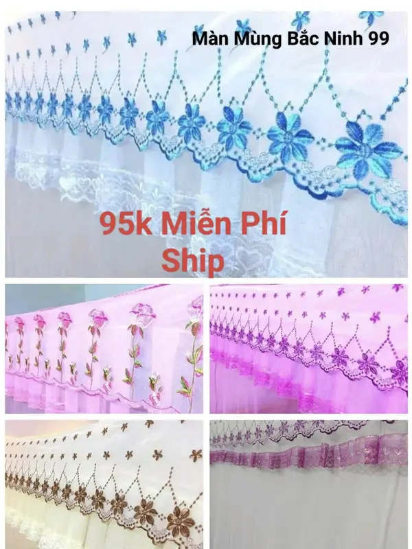 [DIỀM HOA MAI] MÀN MẮC DÂY - MÙNG TREO 4 GÓC,  mùng giang dây, màn dây vài tuyn thái, mắt dầy, lỗ nhỏ, chống công trùng White Lắp ráp hoàn chỉnh mùng trâu ngủ mung  chup 1