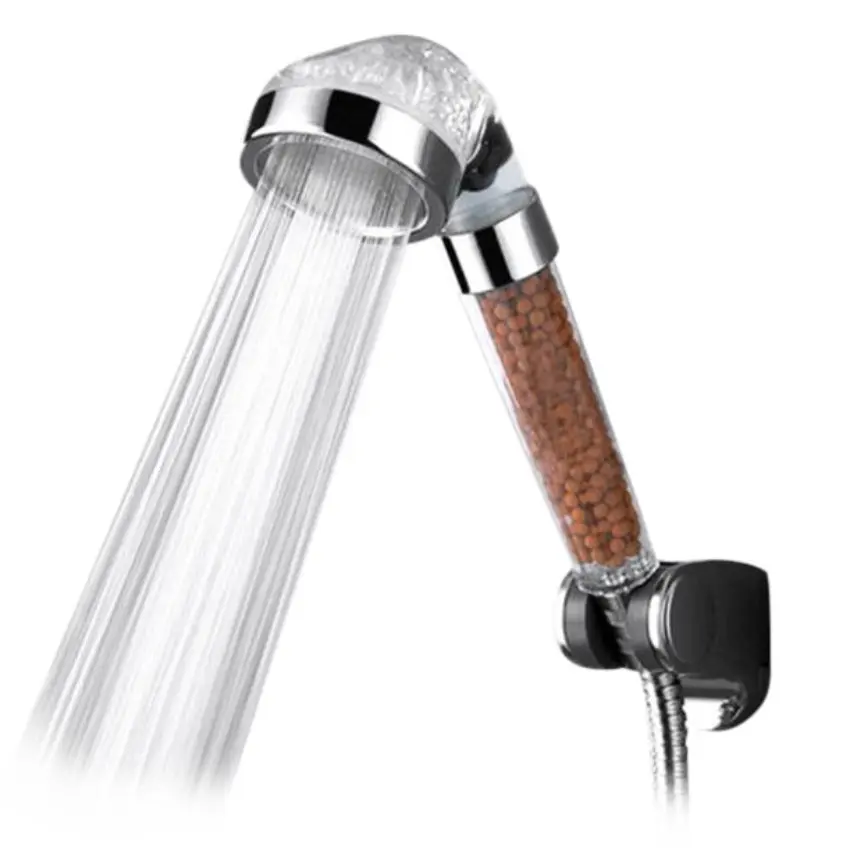 Tay Sen Tăng Áp 400% Hạt Lọc Khuẩn , Đầu Vòi Sen Inox 304 , Vòi Tắm Siêu Mạnh Có Dây Sen Và Đế Cài
