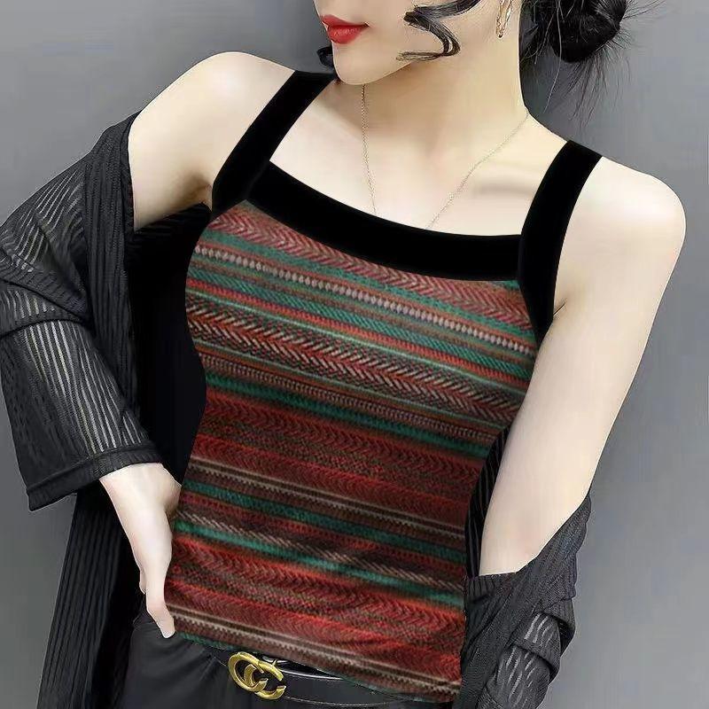 Product Introduction of Áo Vest Sling Nhỏ Chủ Đề 2024, Áo Mùa Hè Nữ, Hàng Mới Về, Không Tay, Dáng Ôm, Áo Dễ Phối Đồ 3