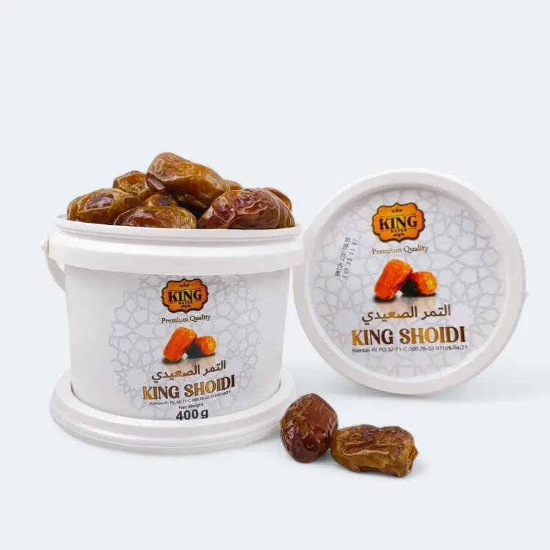 PAKET 2 Kurma Shoidi 400gr Kurma King Shoidi Kemasa Ember 1