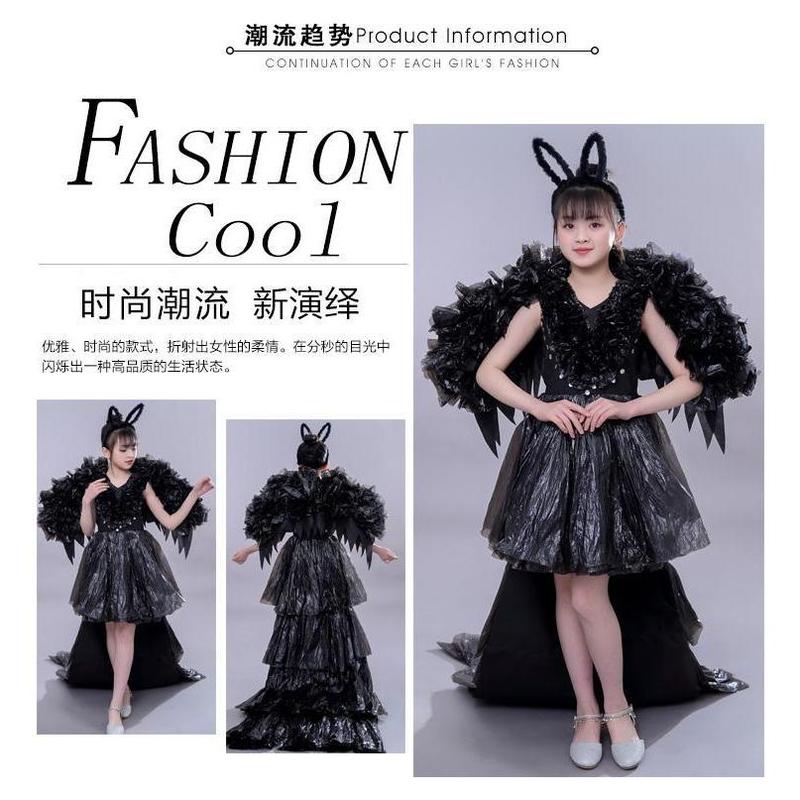 Quần Áo Biểu Diễn Catwalk Trẻ Em, Phong Cách Trung Quốc Ngọt Ngào, Bảo Vệ Môi Trường, Cá Nhân Hóa, Thích Hợp Cho Trẻ Em, Thời Trang, Phong Cách Mới Năm 2024, Thích Hợp Cho Bé Gái Mẫu Giáo, Thủ Công Mỹ Nghệ, Vật Liệu Tự Làm, Thiết Kế Thiên Thần 8