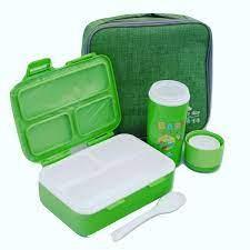Gambar YOOYEE LUNCHBOX 628 PINK / SET KOTAK MAKAN ANAK - Green dari Ollahomeliving Kota Bogor 5 Tokopedia
