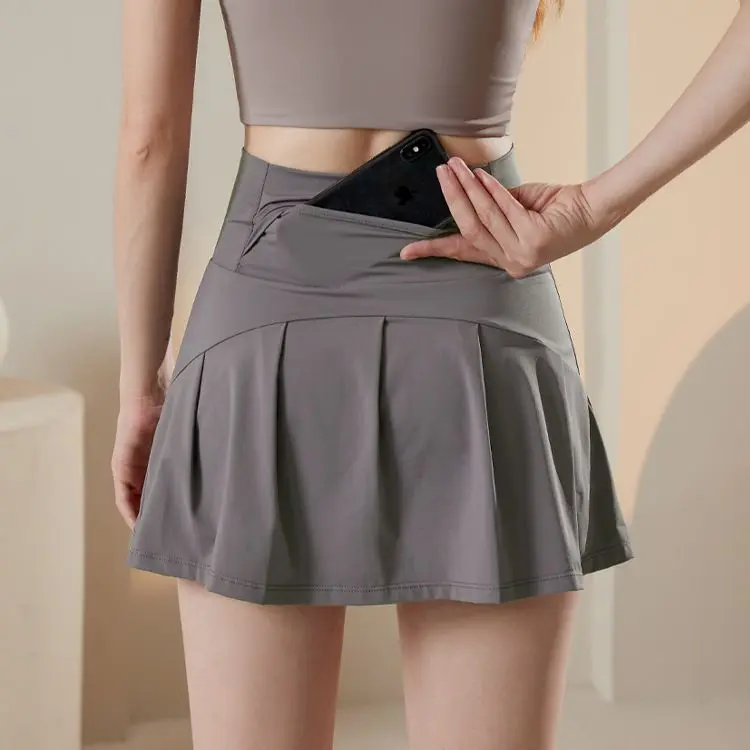 Váy Quần Quần Quần Cầu Lông, Dành Cho Phụ Nữ Và Nam Giới, Váy Quần Quần Culottes Quần Cầu Lông, Cạp Cao, Bó Sát, Thích Hợp Cho Yoga, Mùa Hè, Mỏng, Chạy Bộ, Thể Dục, Quần Đùi Thể Thao, Quần Thể Thao, Quần Thể Thao, Váy Quần Cầu Lông, 2024 Sport