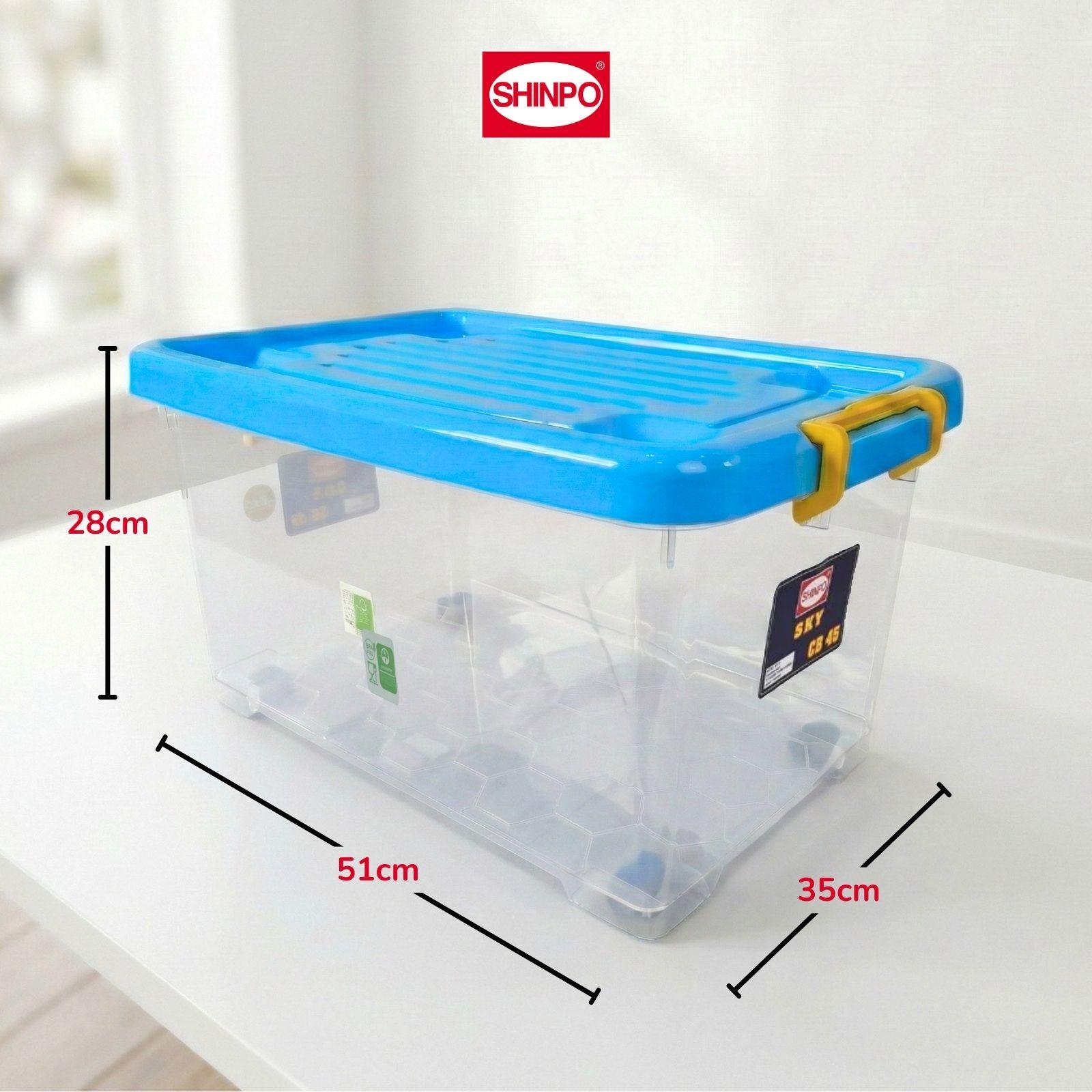 SHINPO Kontainer Plastik Dengan Roda Sky Container Box Kotak ...