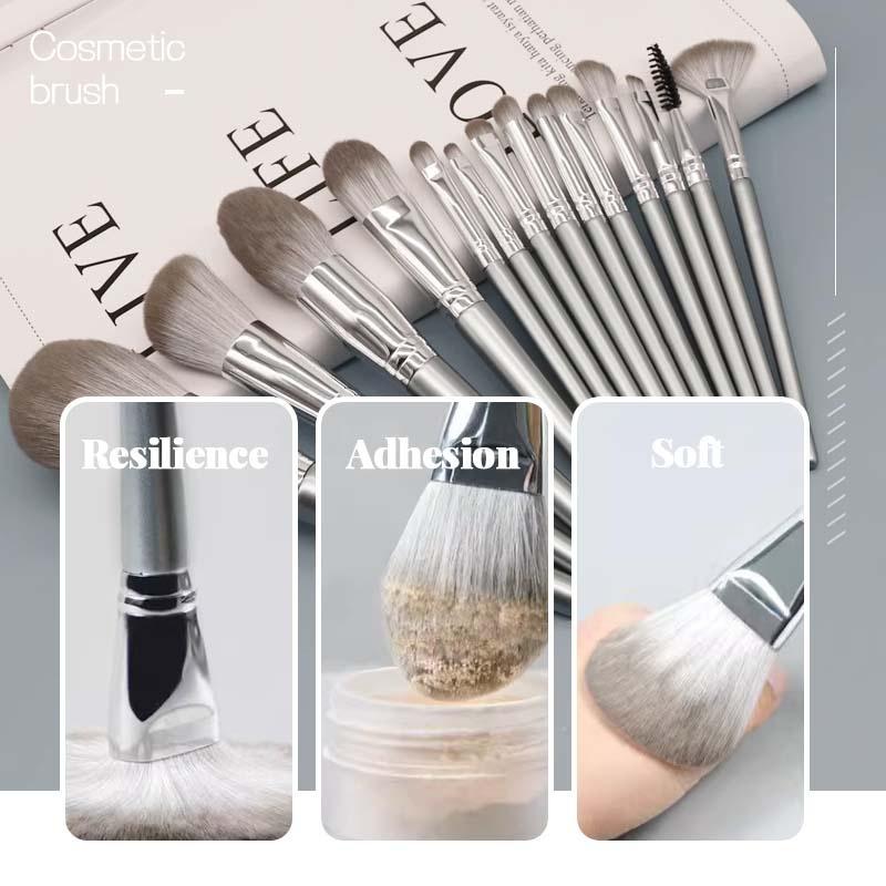 Bộ Cọ Trang Điểm 14 Cây KHÔNG HỘP Chuyên Makeup Lông Siêu Mềm SWEET BEAUTY 1