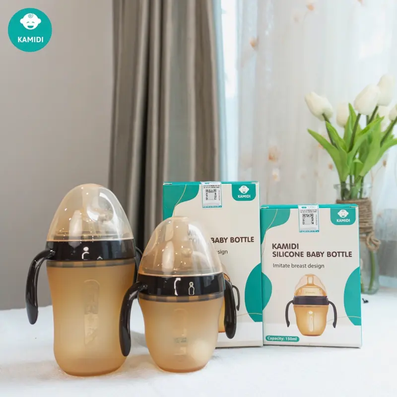 Bình sữa Kamidi chất liệu Silicon/PPSU dung tích 150ml-300ml 2